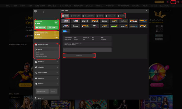 Lordcasino 2025 Para Yatırma